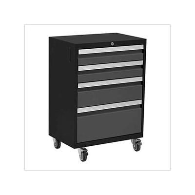 NewAge Garage Cabinets BOLD Series Grey 4-Drawer Rolling Tool Cabinet