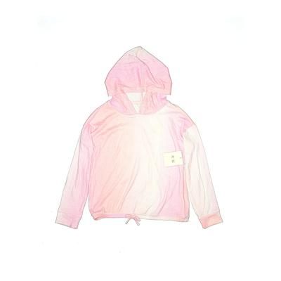 R+R Pullover Hoodie: Pink Tops - Kids Girl's Size Medium