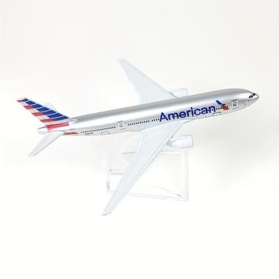 TEMU Boeing 777 Airplane Model (aa) 1:400 Metal Kit Diecast Jumbo Model For Collection And Gift Christmas Gift