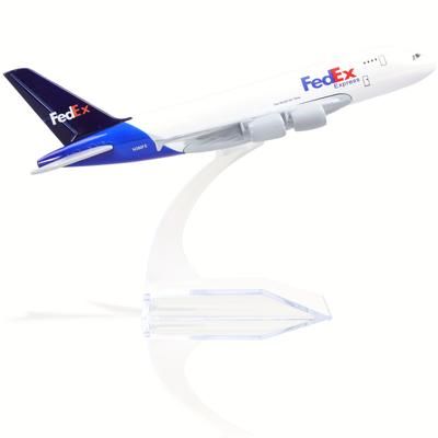 TEMU Airbus A380 Airplane Model Toys Fedex Airlines 1:400 Metal Diecast Sky Jumbo Model For Collectibles And Gifts Christmas Gift