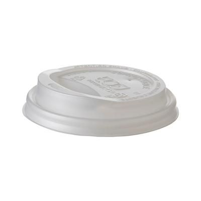 Eco Products EP-ECOLID-8 GreenStripe EcoLid Dome Lid for 8 oz Hot Cups - PLA, White, Case of 800