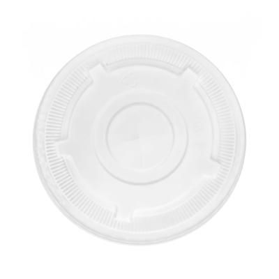 Eco Products EP-FLCC-32 GreenStripe Flat Lid for 28 & 32 oz Cold Cups - PLA, Clear