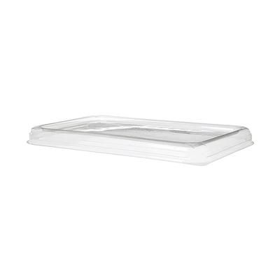 Eco Products EP-SCRC24LIDLR WorldView Flat Lid for 24 to 32 oz Rectangular Take-Out Containers - PET, Clear