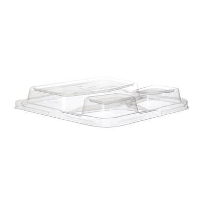 Eco Products EP-SCS93LID WorldView Dome Lid for 9" Food Containers - PLA, Clear, Case of 200