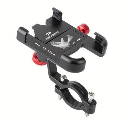 TEMU 1pc Newboler Mtb Car Phone Holder Bicycle Bracket 360° Rotatable Aluminum Adjustable Bicycle Phone Bracket Anti-slip Bicycle Bracket