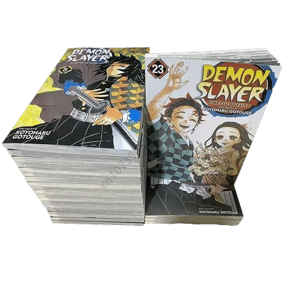 New Book Anime Demon Slayer Kimetsu No Vol.1-23 Yaiba Japan Youth Teen Fantasy Science Mystery Suspense Comic Manga Book English