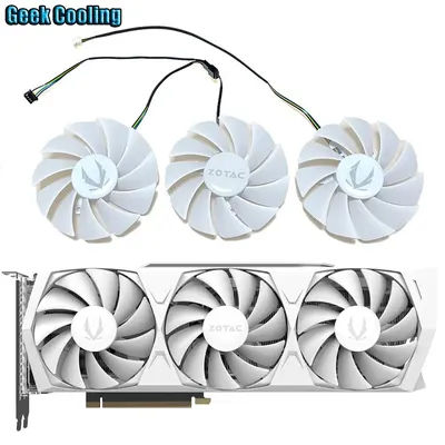 CF9015H12S GA92S2U RTX 3080 Trinity OC FANS，For ZOTAC RTX 3090、RTX 3080TI、RTX 3080、RTX 3070TI Trinity OC Video card cooling fan