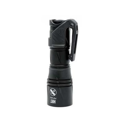 HRT Tactical Gear AWLS Handheld EDC LED Flashlight Li-Ion Battery 1600 Lumens Black HRT-HHAWLS-35-LT