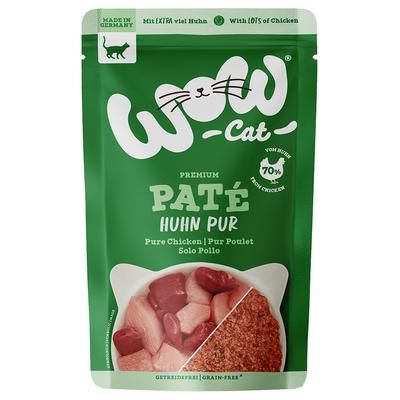 WOW Adult 12 x 125 g Umido per gatto - Pollo Puro