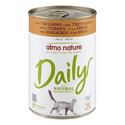 12x400g Turkey Almo Nature Daily Menu Wet Cat Food