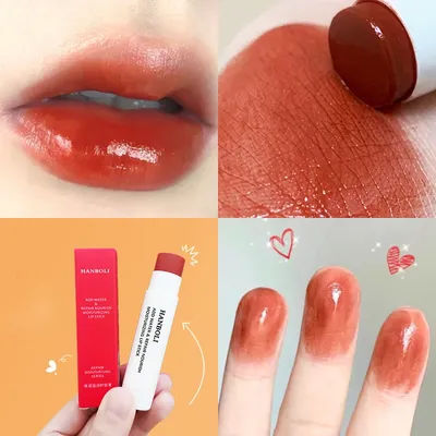 Waterproof Color Changing Lipstick Orange moisturizing Lip Balm Long Lasting Nourish Protect Lips Care Makeup Cosmetic 1pcs