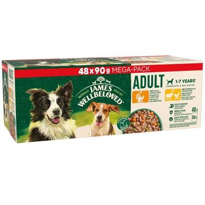 48x90 Adult Hypoallergenic Mixed Selection in Gravy James Wellbeloved Pouches