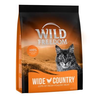3 x 400g Adult "Wide Country" Poultry - Grain-free Wild Freedom Dry Cat Food