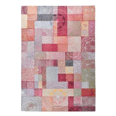 Tappeto lounge a tessitura piatta - poliestere/cotone