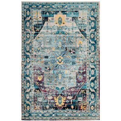 Tappeto Blu/Viola 201 X 279 cm