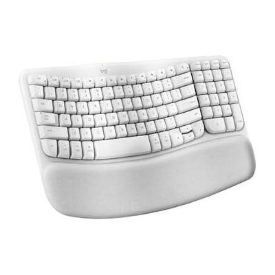 Logitech Wave Keys for Mac Wireless Ergonomic Keyboard (Off-White) 920-012402