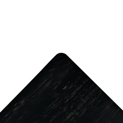 NoTrax 512R0024BL Marble-Tuff Anti-Fatigue Floor Mat - 2' x 75', 1/2" Thick, Black
