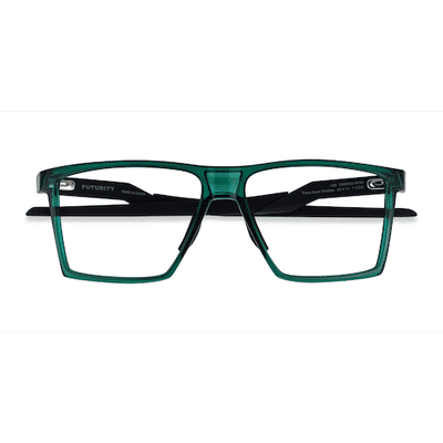 Male s square Clear Green Plastic Prescription eyeglasses - Eyebuydirect s Oakley Futurity