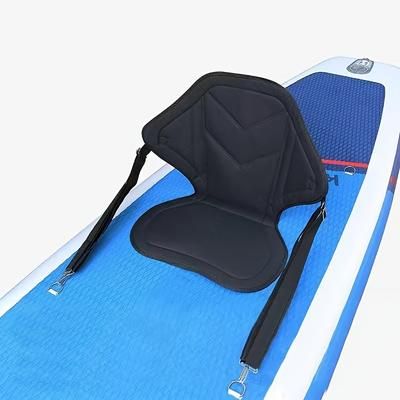 TEMU Adjustable Kayak Backrest Seat - Inflatable Boat & Surfboard Accessory, Pp/oxford Fabric, Black