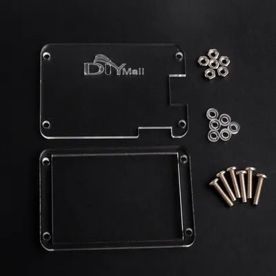 2.4" Acrylic Transparent Clear Case Enclosure for Basic Version Nextion 2.4 inch HMI Touch Display LCD Screen NX3224T024