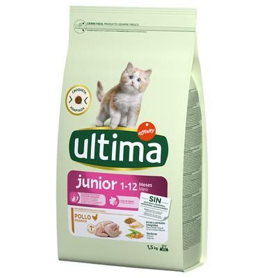 3x1.5kg Chicken Junior Ultima Dry Cat Food