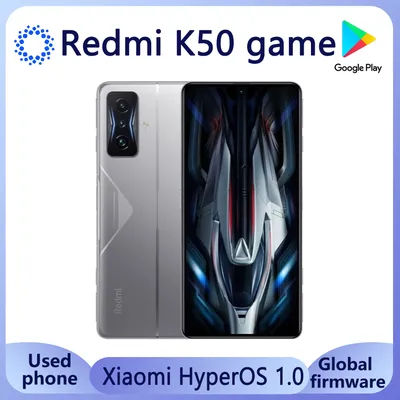 Xiaomi Redmi k50 Gaming 5G smartphone hyperOS 1.0 Cellphone face recognition Snapdragon8 Gen1 full screen used phone
