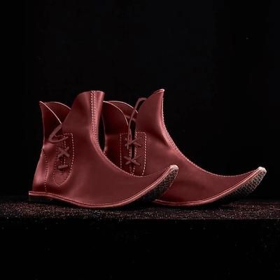 Vintage Medievale Rinascimento Scarpe A stivale Stivali jazz piatti Fata Ranger Elfico Costume Per uomo Per donna Celtico Costumi da pirata Fantasia Halloween Carnevale Mascherata Casual Quotidiano