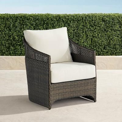 Palma Lounge Chair in Bronze Wicker - Standard, Natural - Frontgate