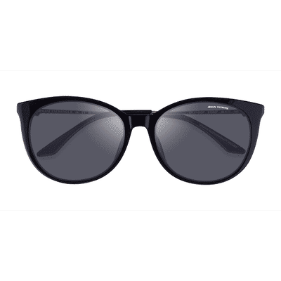 Unisex s horn Shiny Black Acetate,Eco Friendly Prescription sunglasses - Eyebuydirect s Armani Exchange AX4140SF