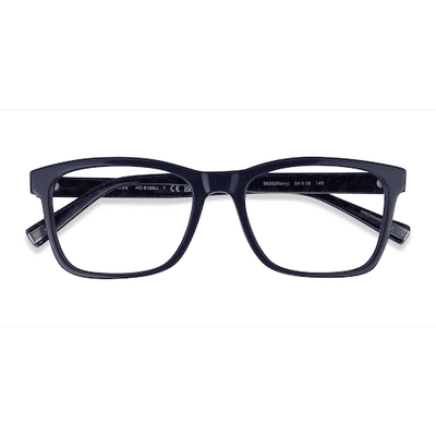 Unisex s square Navy Acetate Prescription eyeglasses - Eyebuydirect s Coach HC6166U