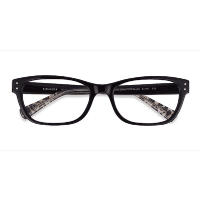Female s horn Black Acetate Prescription eyeglasses - Eyebuydirect s Coach HC6082