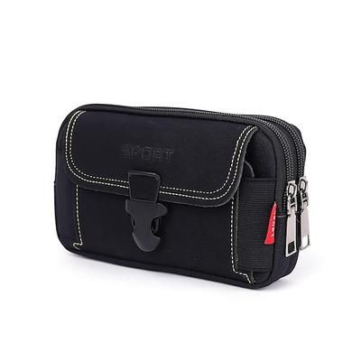 marsupio multiuso in tela da uomo - marsupio impermeabile per telefono da esterno per viaggi, escursioni e uso quotidiano