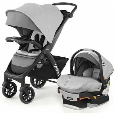 Chicco OPEN BOX Bravo LE Trio Travel System - Driftwood