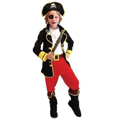 Costume di Carnevale Costume Cosplay Costume da festa Mascherata Pirata Abiti Bambini Ragazzi Mascherata martedì grasso Settimana del libro Feste Halloween Performance Vestirsi