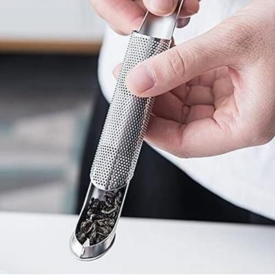 infusore per tè in acciaio inossidabile - filtro resistente e facile da pulire per tè sfuso - design appendibile