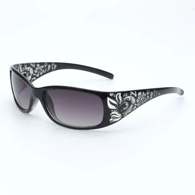 Fashion New Y2K Ladies Pattern Relief Square Small Frame Sunglasses Retro Style Elegant Summer Vacation Beach Glasses