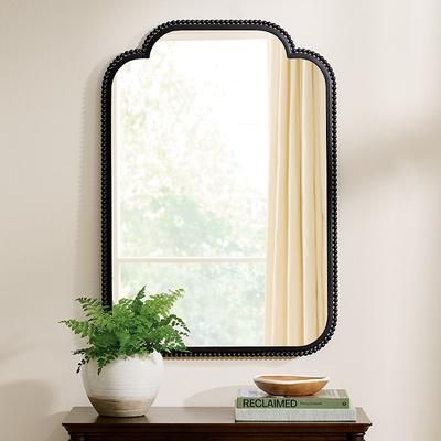 Eliza Beaded Mirror - Mantle - Grandin Road