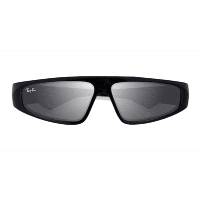 Unisex s geometric Black Eco Friendly,Plastic Prescription sunglasses - Eyebuydirect s Ray-Ban RB4432 Izaz