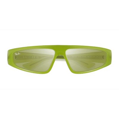 Unisex s geometric Apple Green Eco Friendly,Plastic Prescription sunglasses - Eyebuydirect s Ray-Ban RB4432 Izaz