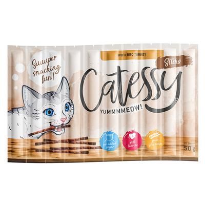 10x5g Catessy Sticks with BBQ Turkey Cat Treats