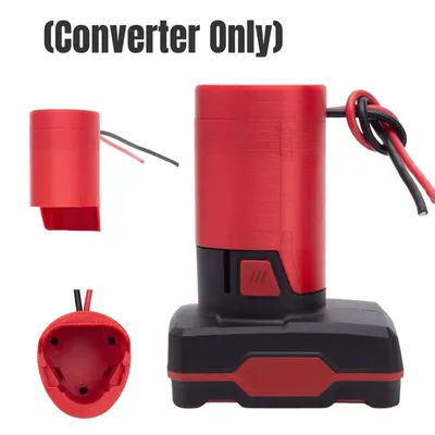 DIY Converter Battery Adapter For parkside 12v Adapter DIY 14AWG Converter Power wheel Converter Connector Output (No Battery)