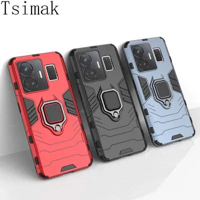 Shockproof Case For Realme GT Neo 5 6 SE Ring Holder Armor Back Coque for OPPO Realme GT 2 Pro Neo 3