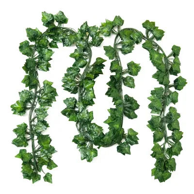 Artificial Green Leaf Creeper Leaf Vine Ivy Fake Green Leaf Vine Artificial Plant Home Accessories Wedding Decoration