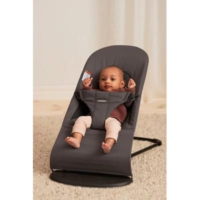 BabyBjorn Bouncer Balance Soft, Dark Gray Frame, Tri-Fabric Dark Gray