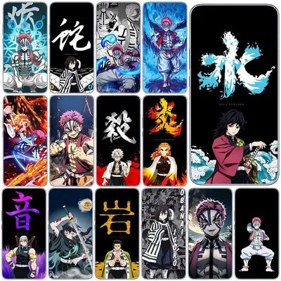 Obanai Demon Slayer Akaza Nezuko Tanjirou Cover Case for Motorola Moto G13 G14 G53 G54 G62 G72 G82