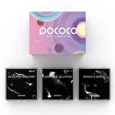Deep Sea Marvels - Discs for POCOCO Galaxy Projector, 5k Ultra HD, 3 Pieces (No Projector)