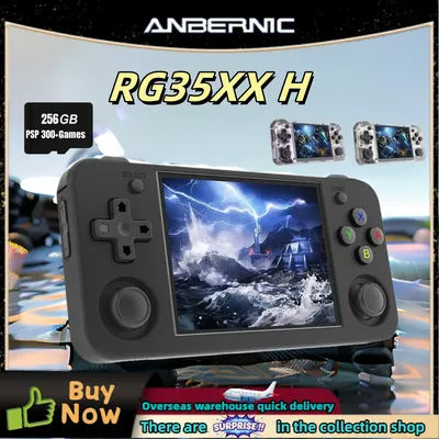 ANBERNIC RG35XX H Retro Handheld Game Console Linux System 3.5-inch IPS Screen Portable Console 5G WIFI HDMI TV Output PSP Gift