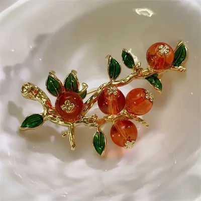 Exquisite Ruyi Chinese Style Brooch Female Fashion Versatile Cheongsam Corsage Delicate Pin Clothing Accessories