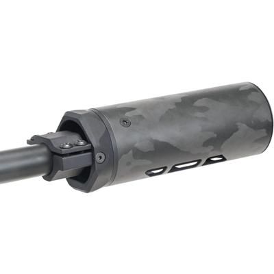 MODTAC XL Precision Rifle Suppressor Shield 1.050in Barrel Diameter Natural/Clear Coat Carbon Fiber 7.0in 18B-019-1050-7-N