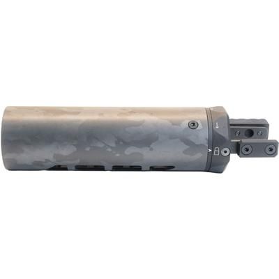 MODTAC M-RAC Suppressor Shield Sig Sauer MCX Virtus & Spear -LT Rail Type Natural/Clear Coat Carbon Fiber 6.5in 18B-007-SPLT-65-N